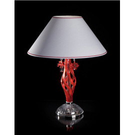 Кришталева настільна лампа Еlite Bohemia S 418/1/703-2 coral