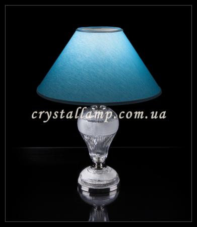 Хрустальная настольная лампа  Еlite Bohemia S 443/1/00 blue