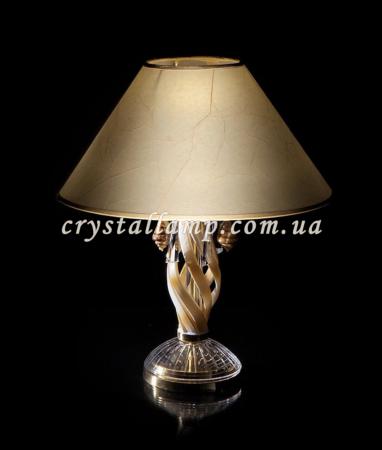 Кришталева настільна лампа Еlite Bohemia S 418/1/1203-2 shell
